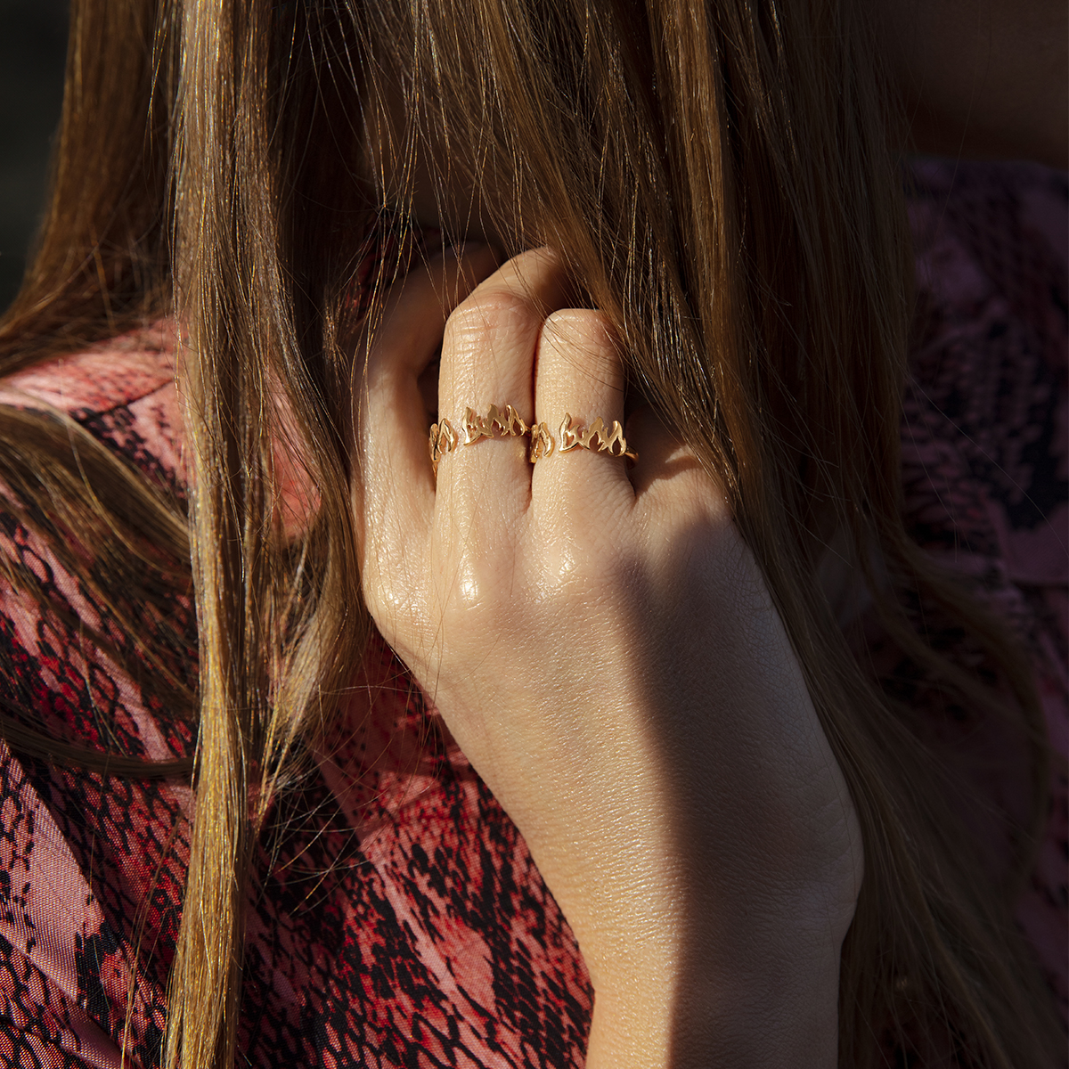 Bague Flamme de l'Amour doré à l’or fin