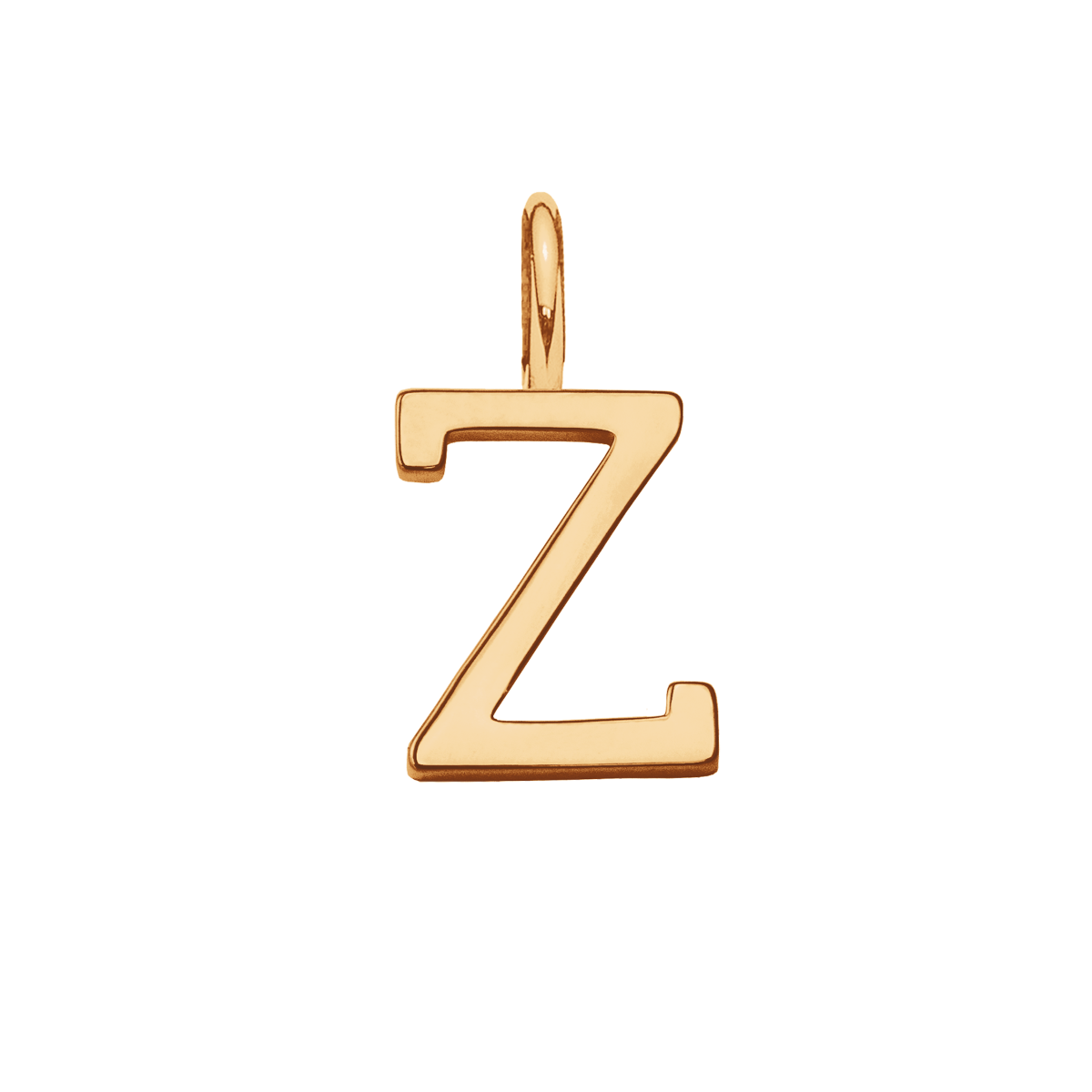 Pendentif lettre Z doré à l’or fin