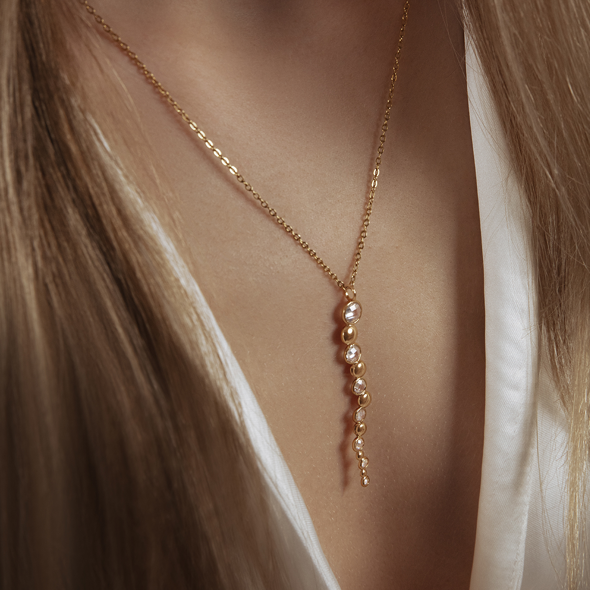 Collier Sparkling I doré à l’or fin