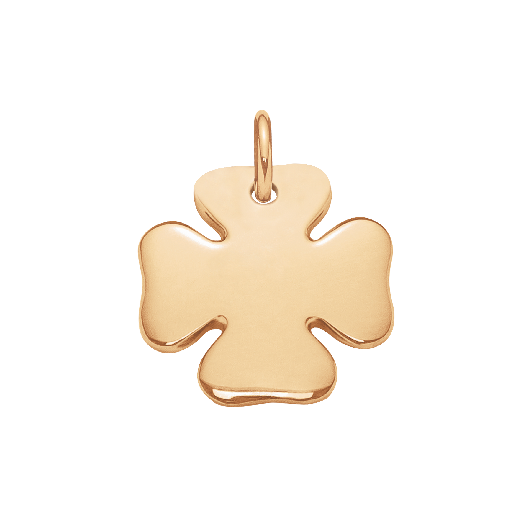 Pendentif Trèfle 1 cm doré à l’or fin