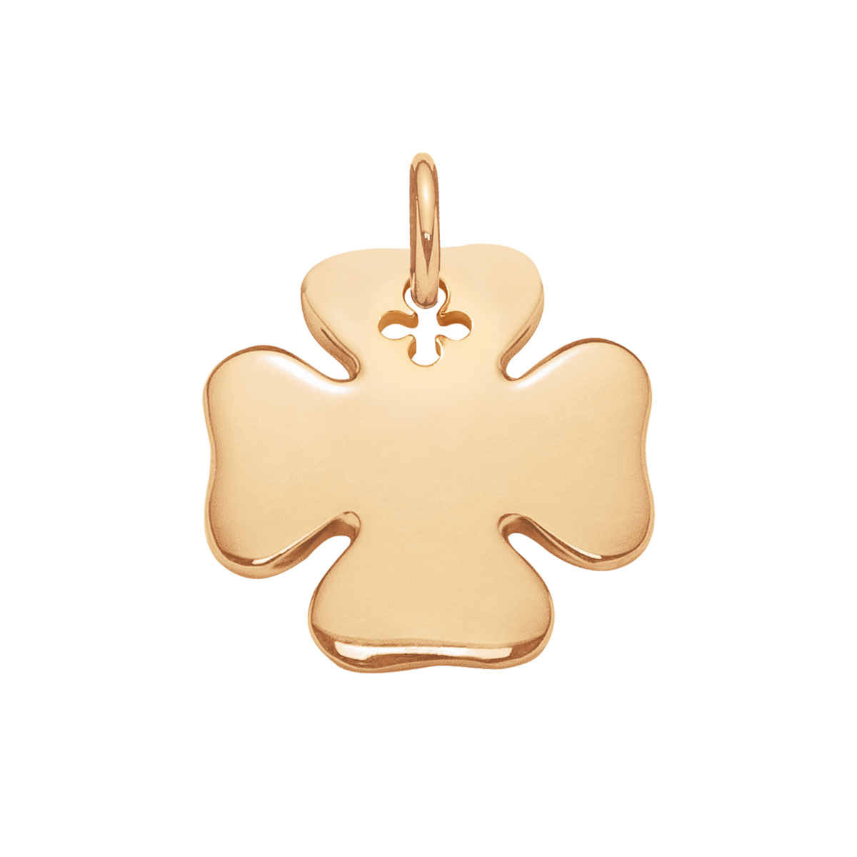 Pendentif Trèfle 2,7 cm doré à l’or fin