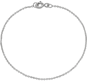 Bracelet chaîne fine classique 16 cm en argent