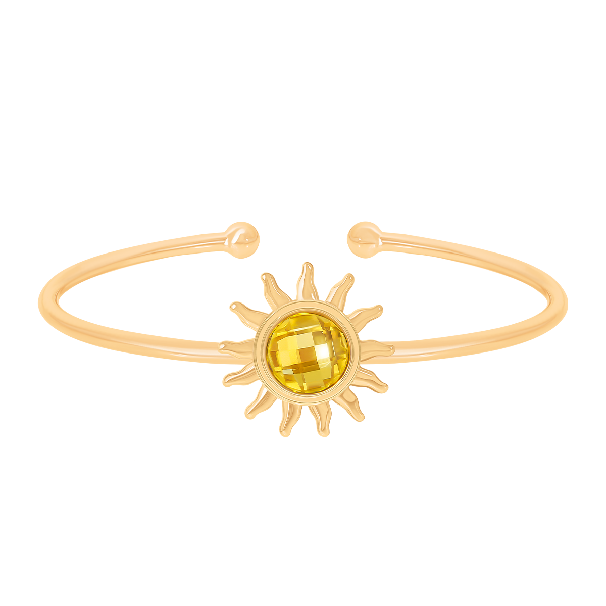 Bracelet Soleil doré à l’or fin