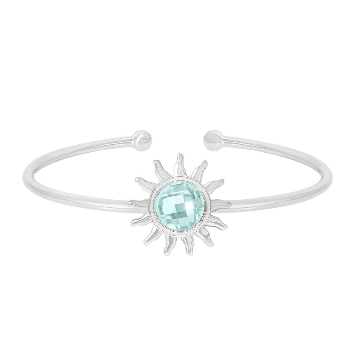 Bracelet Soleil plaqué argent 