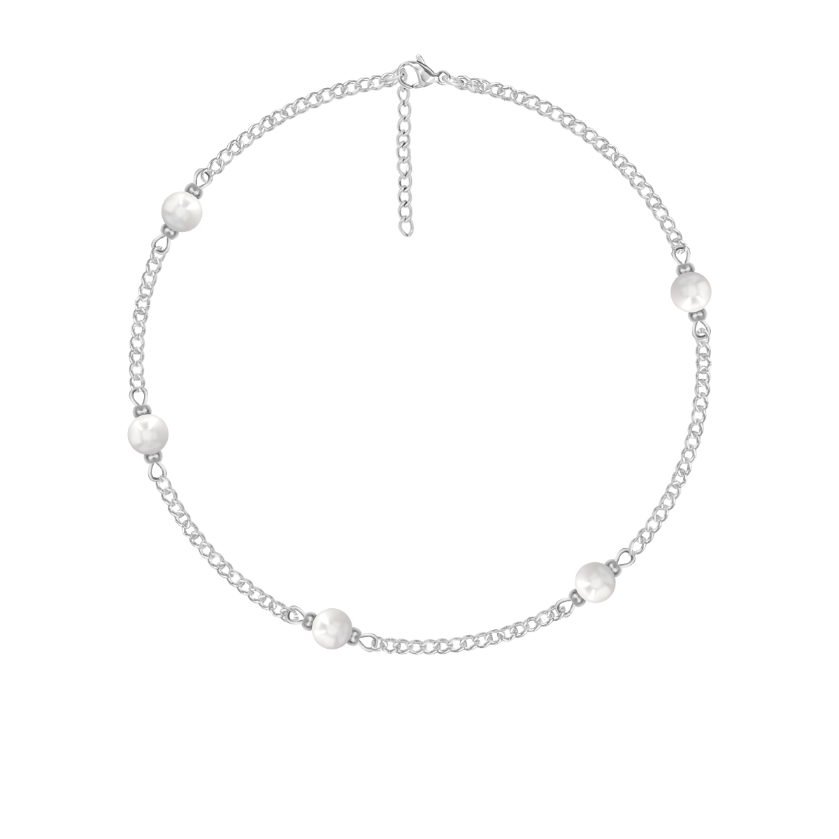 Bracelet Pearls plaqué argent