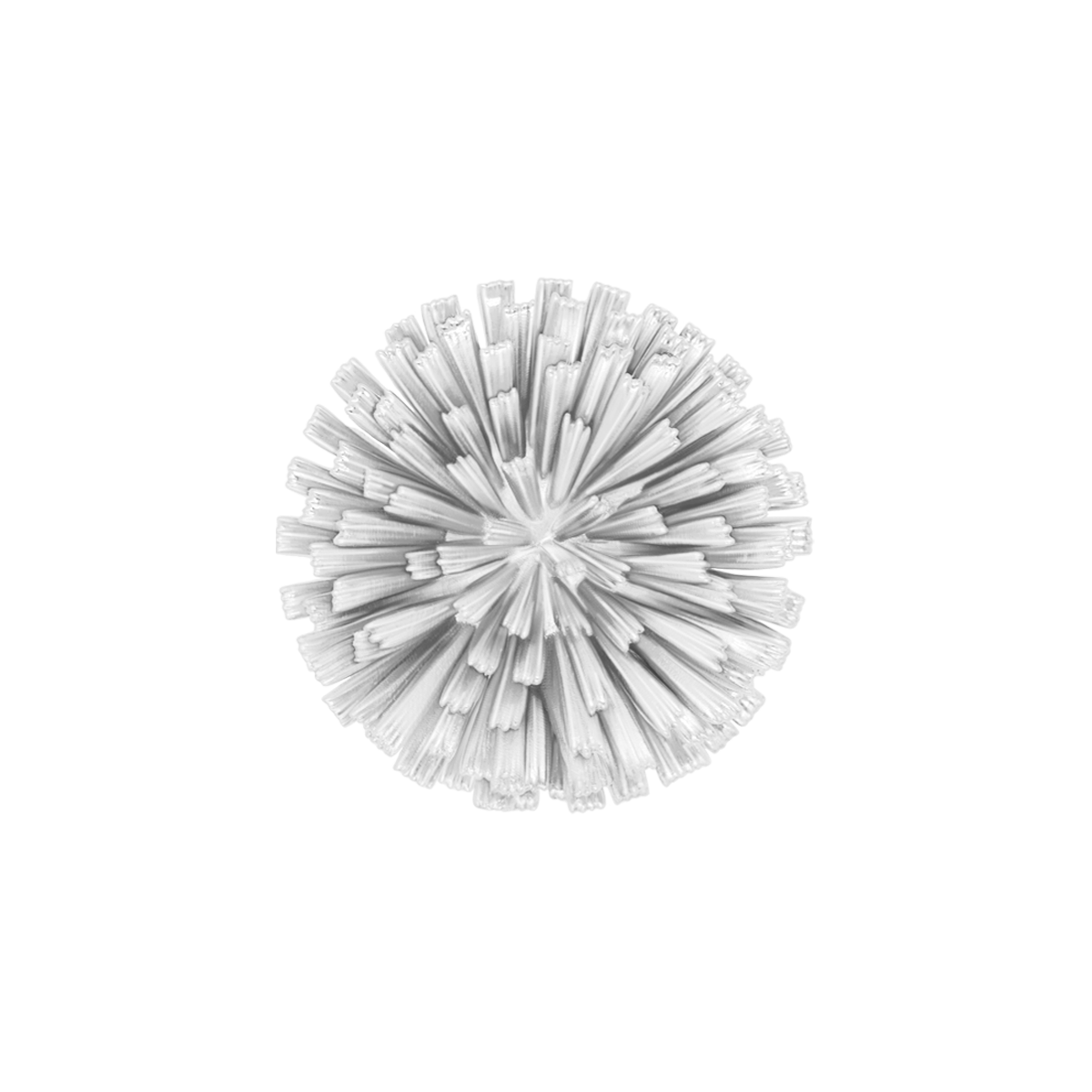 Broche Bloom plaqué argent