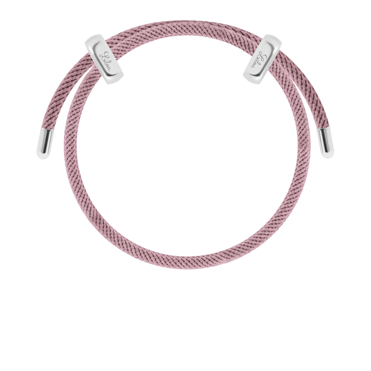 Bracelet Liana, couleur rose nude plaqué argent