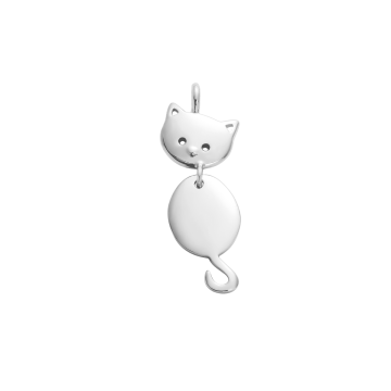 Pendentif Chat 2,3 cm en argent