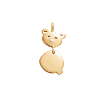 Pendentif Ourson 1,7 cm doré à l’or fin