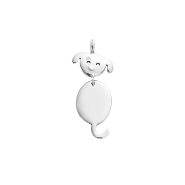 Pendentif Chien 2,2 cm en argent