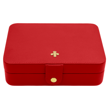 Coffret à bijoux rouge