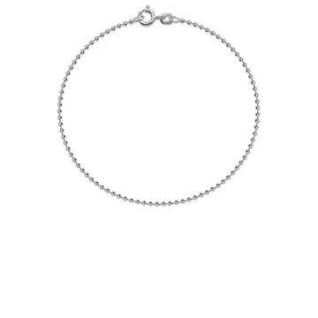 Armband Kügelchen 16 cm silber