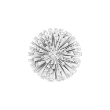 Broche Bloom plaqué argent