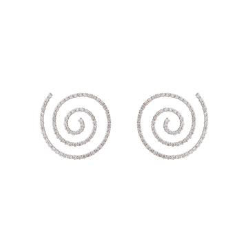 Kolczyki Spiral srebrne