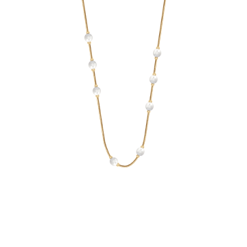 Collier Pearls doré à l’or fin - 40 + 5 cm