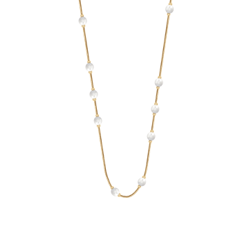 Collier Pearls doré à l’or fin - 60 + 5 cm