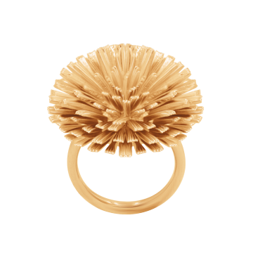 Bague Bloom doré à l’or fin