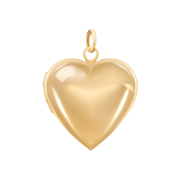 Pendentif Coeur ouvrant doré à l’or fin