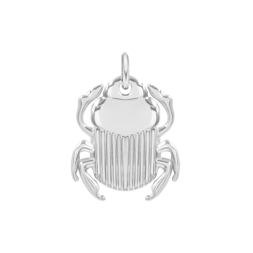 Pendentif Scarabée 1,5 cm plaqué argent