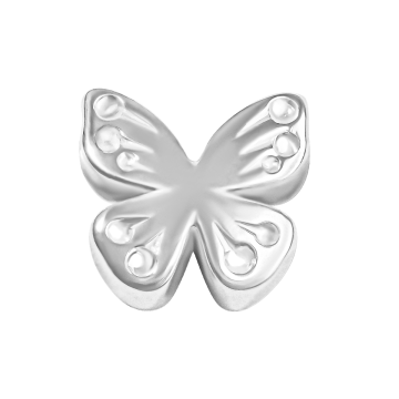 Pendentif papillon Etincelle argent