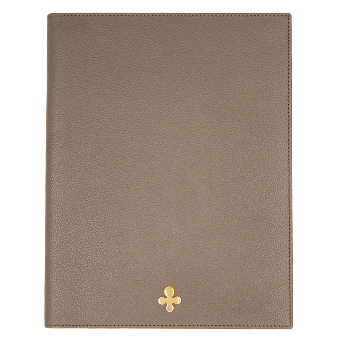 Carnet de notes en cuir couleur moka 