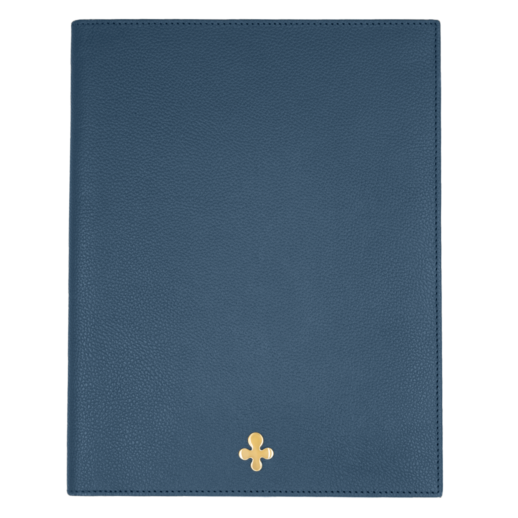 Carnet de notes en cuir bleu marine