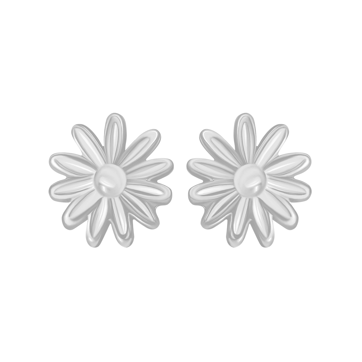 Boucles d’oreilles Flowers Etincelle en argent