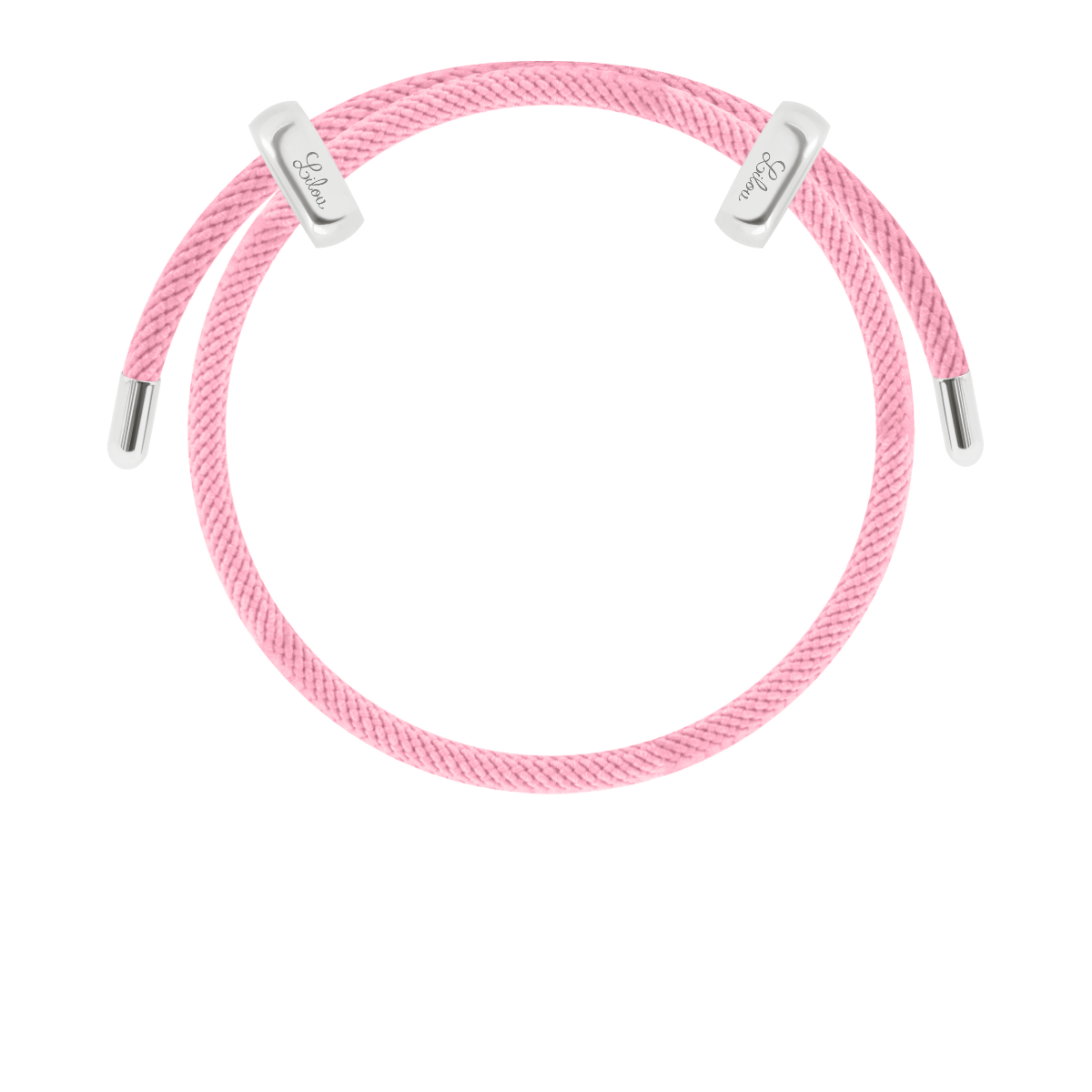 Armband Liana in rosa Farbe, versilbert