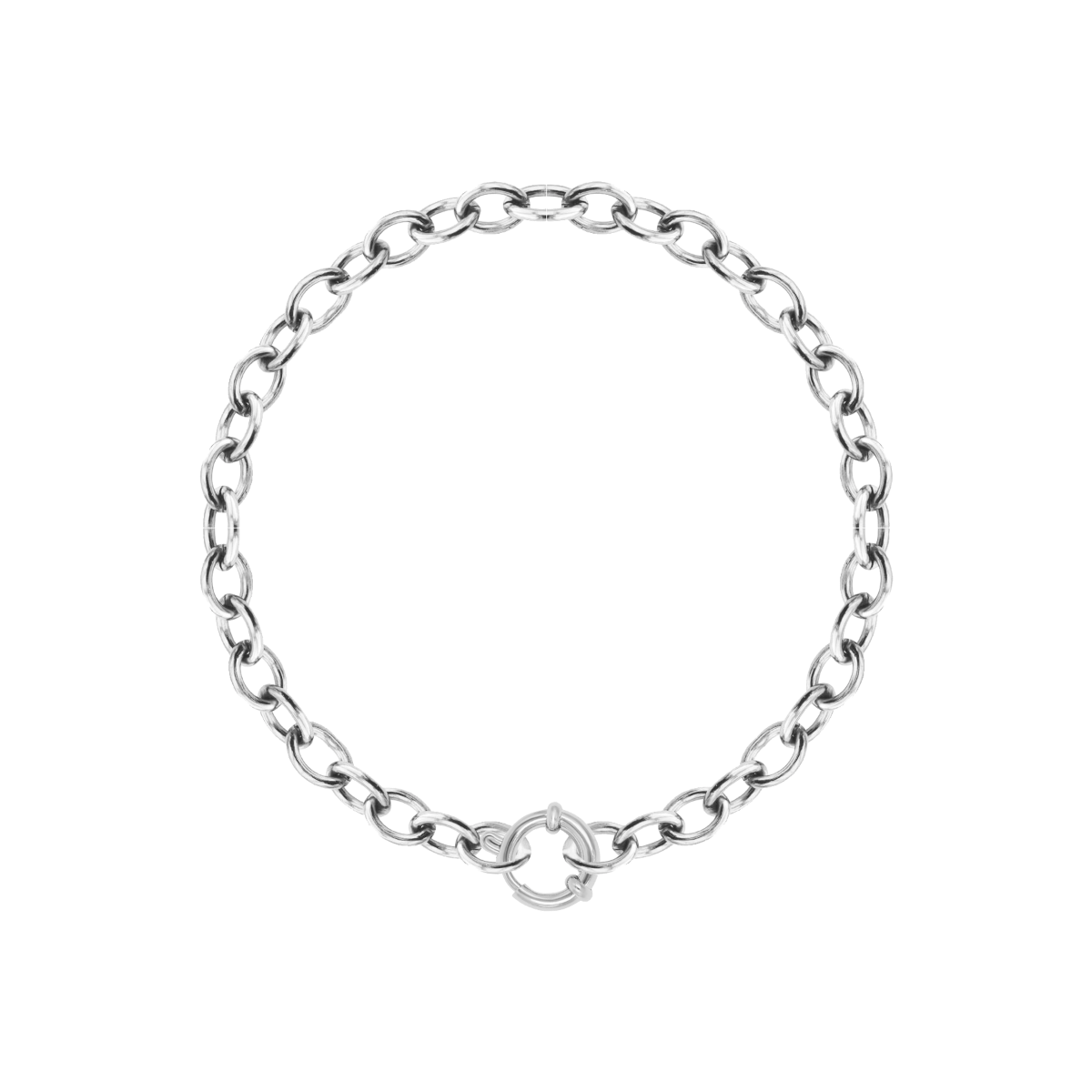 Braclet chaîne n°1 plaqué argent