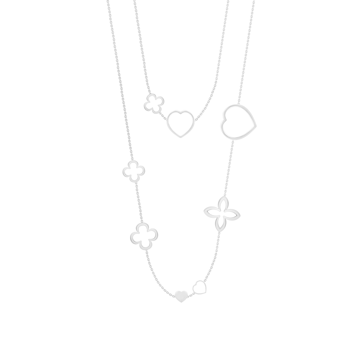 Collier Icons plaqué argent