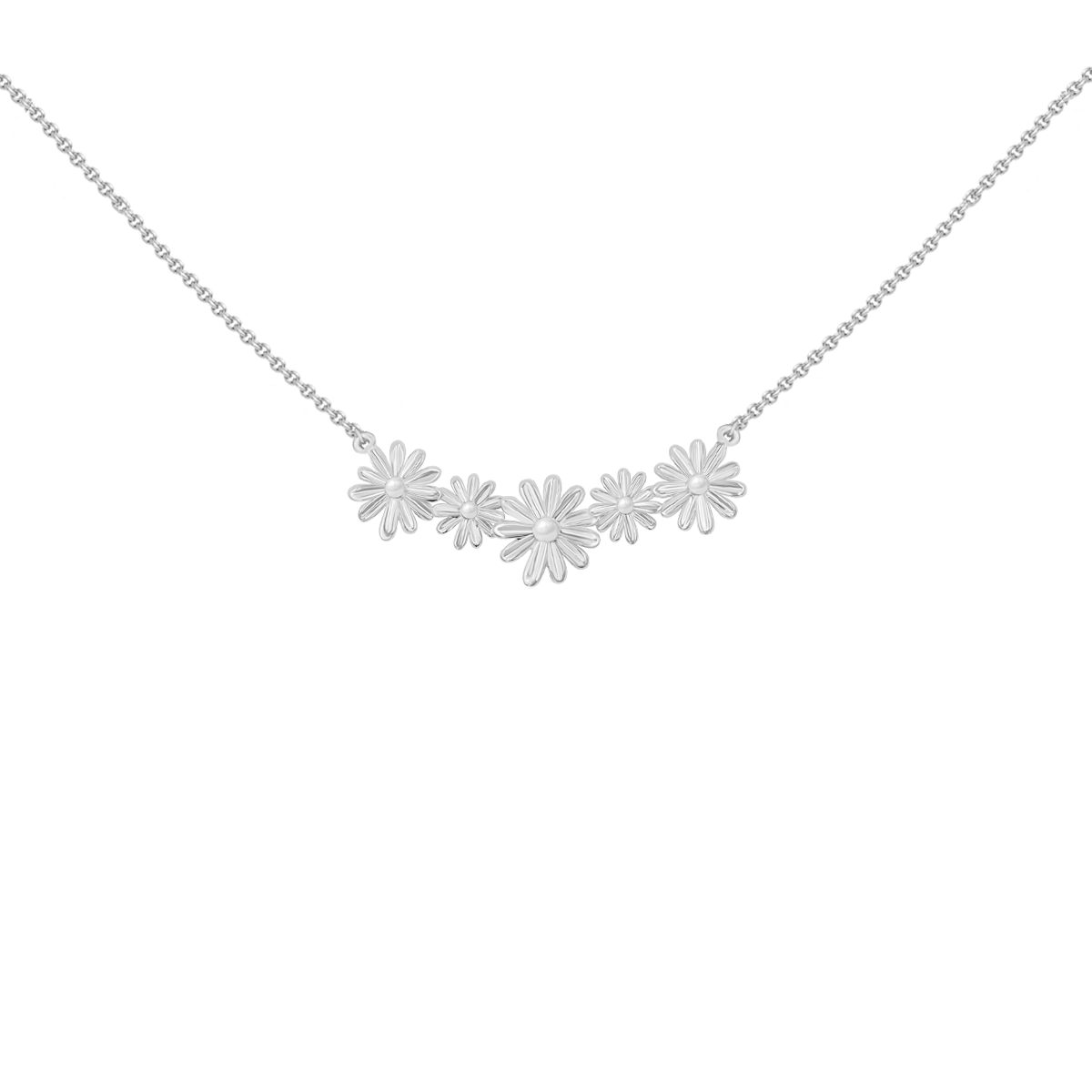 Collier MARGARET 5,  plaqué argent