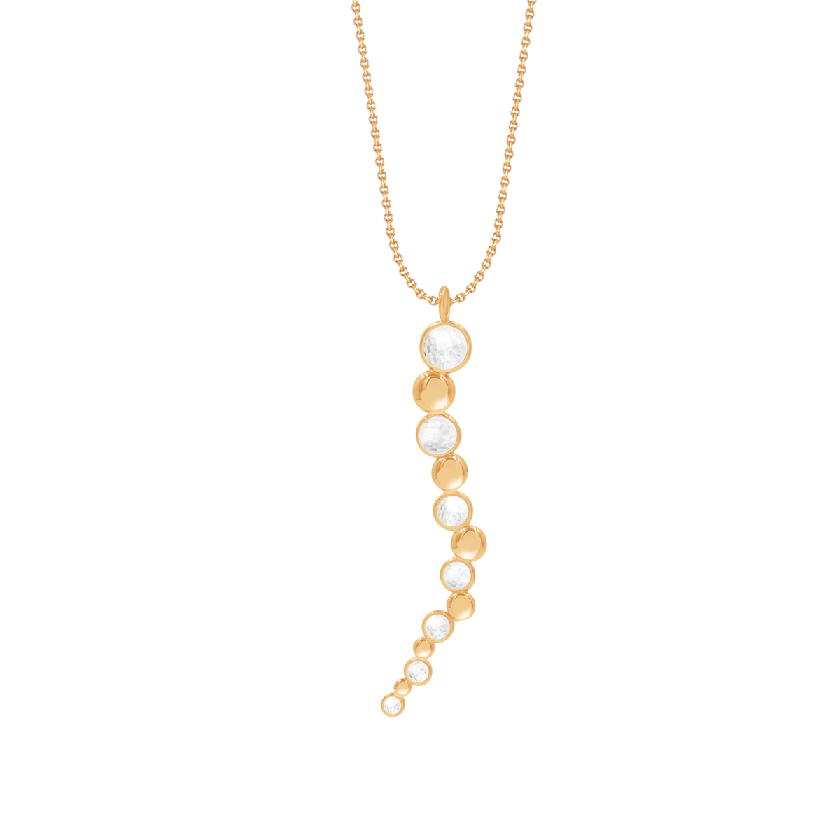 Collier Sparkling I doré à l’or fin