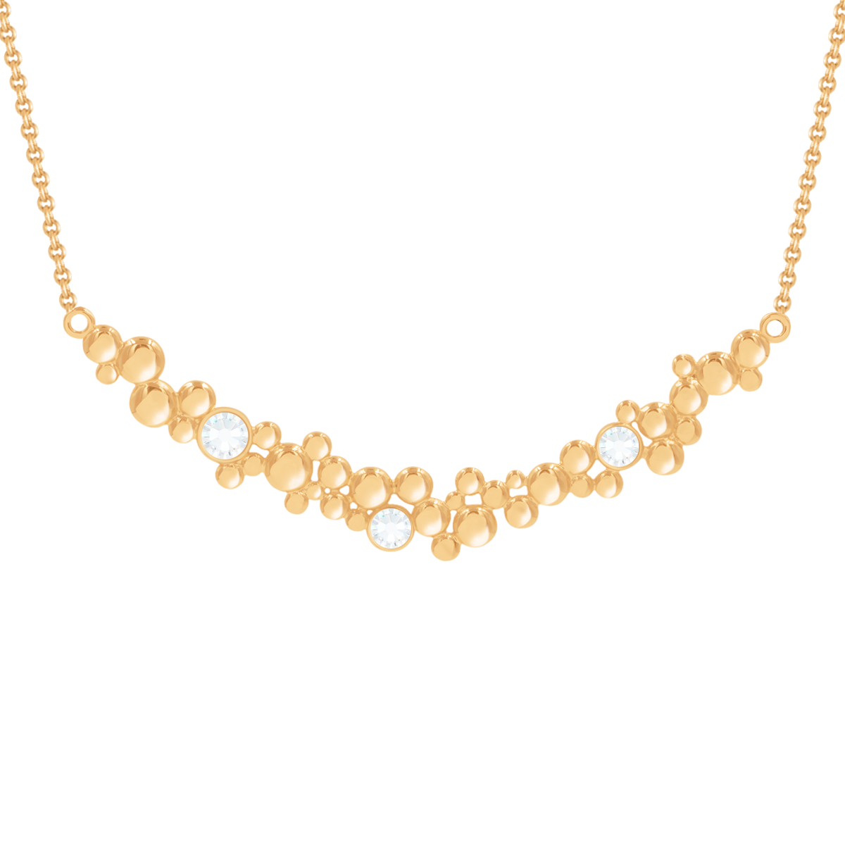 Collier Sparkling III doré à l’or fin