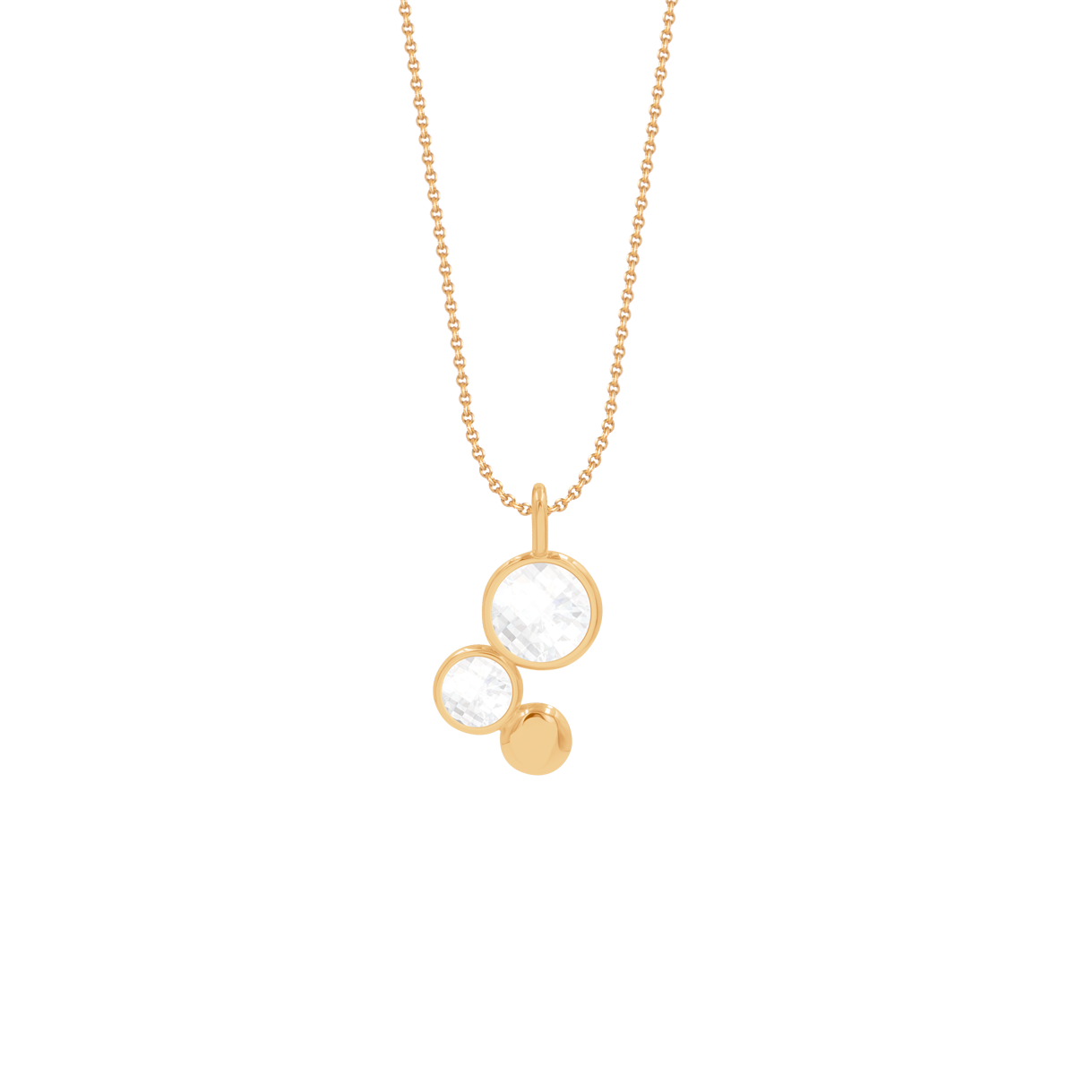 Collier Sparkling II doré à l’or fin