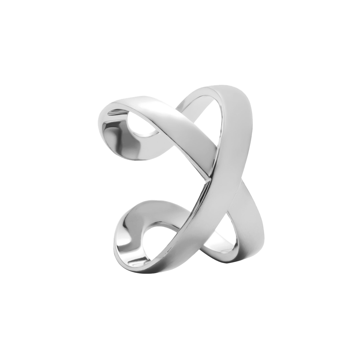 Bague Infinity plaqué argent