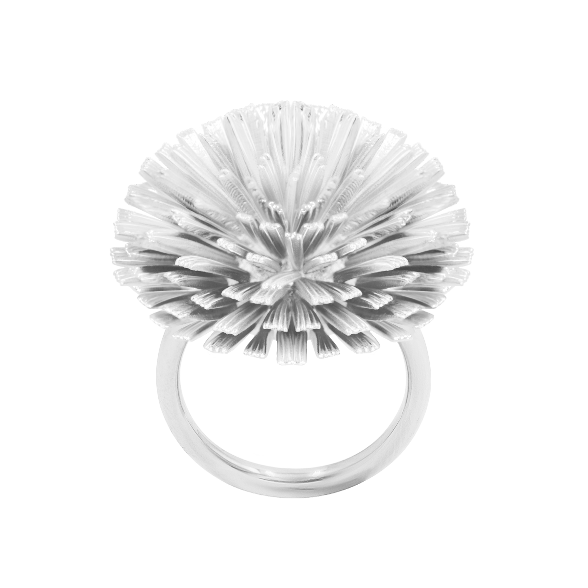 Bague Bloom plaqué argent