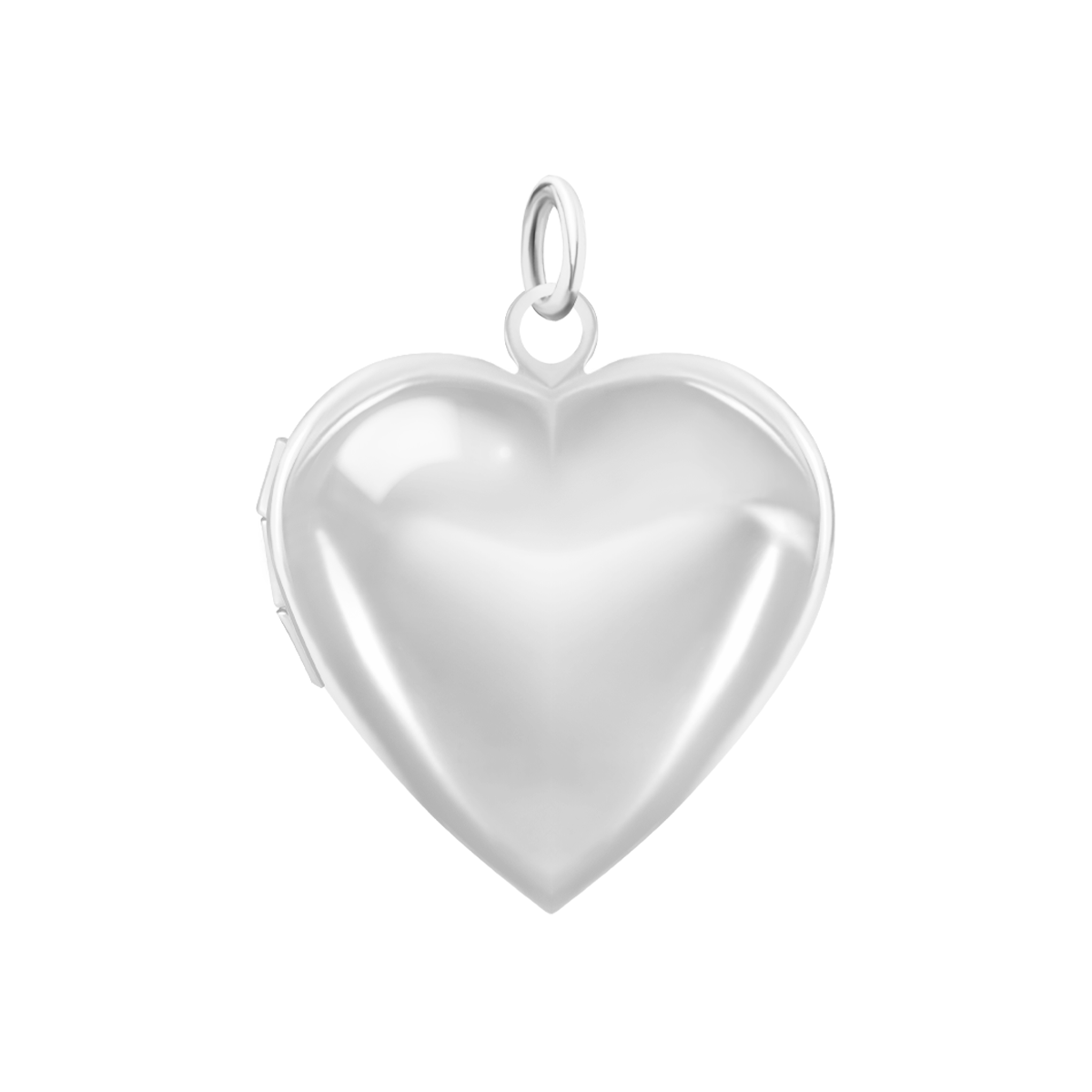 Pendentif Coeur ouvrant plaqué argent 