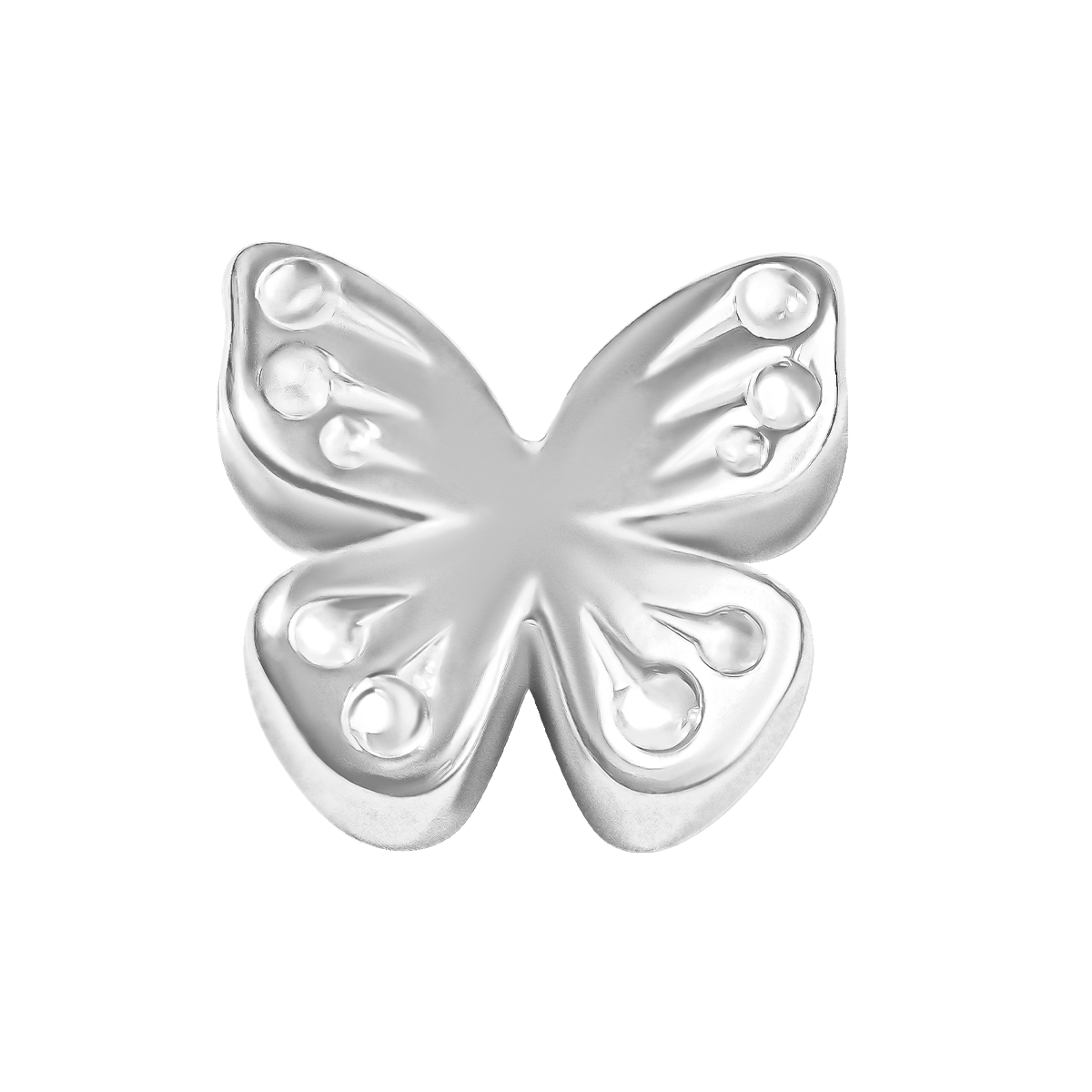 Pendentif papillon Etincelle argent